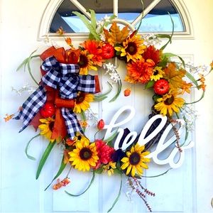 Sunflower Fall Wreath